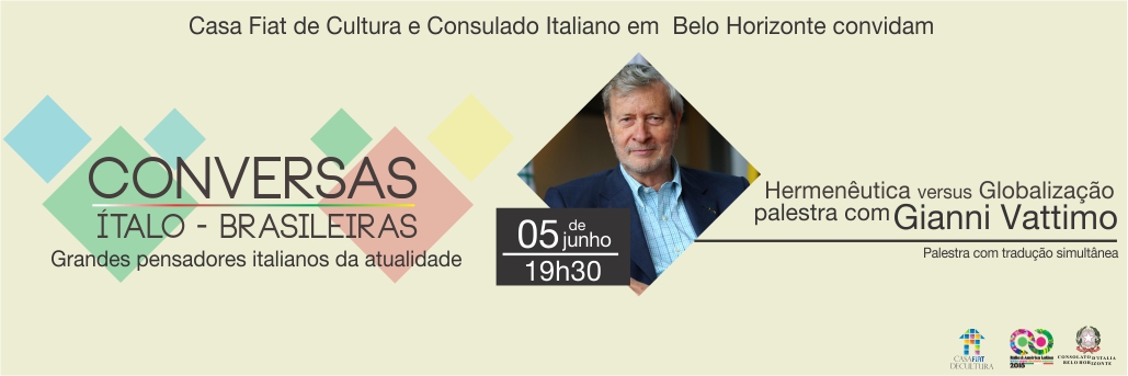 Conversas  Ítalo-Brasileiras – Palestra com Gianni Vattimo