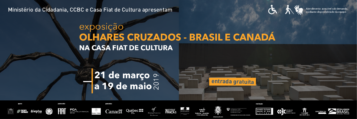 Exposição Olhares Cruzados – Brasil e Canadá na Casa Fiat de Cultura