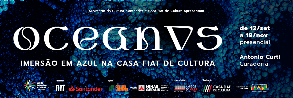Visitação à exposição OCEANVS – Imersão em Azul na Casa Fiat de Cultura