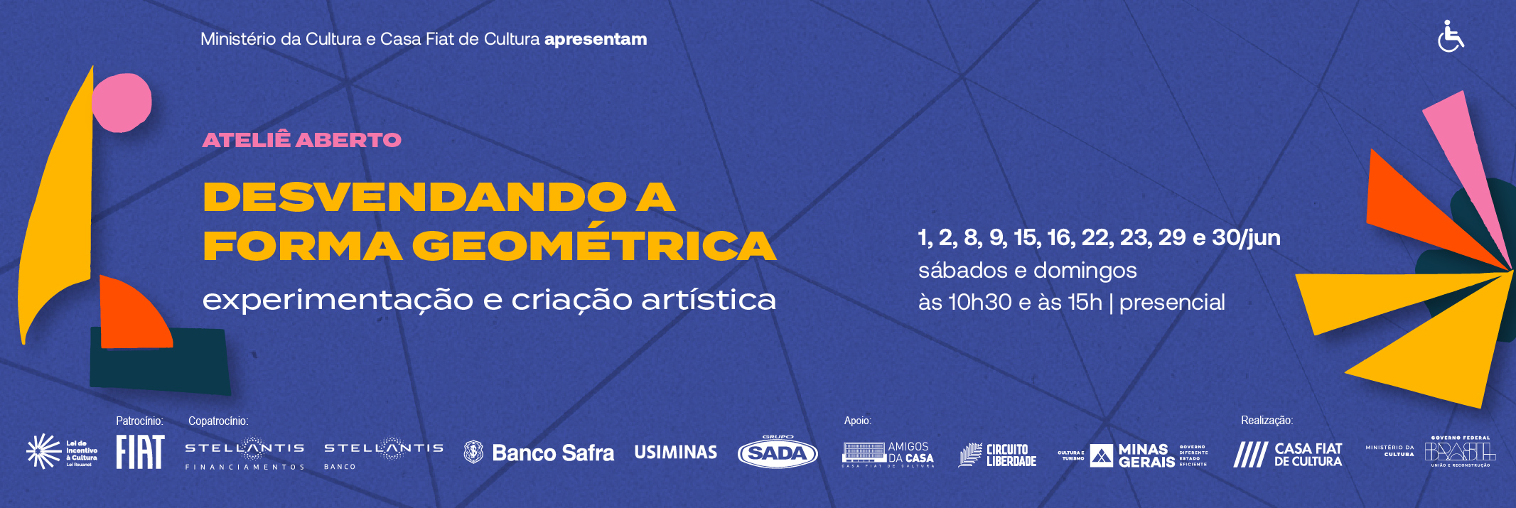 Ateliê Aberto | Desvendando a forma geométrica: experimentação e criação artística