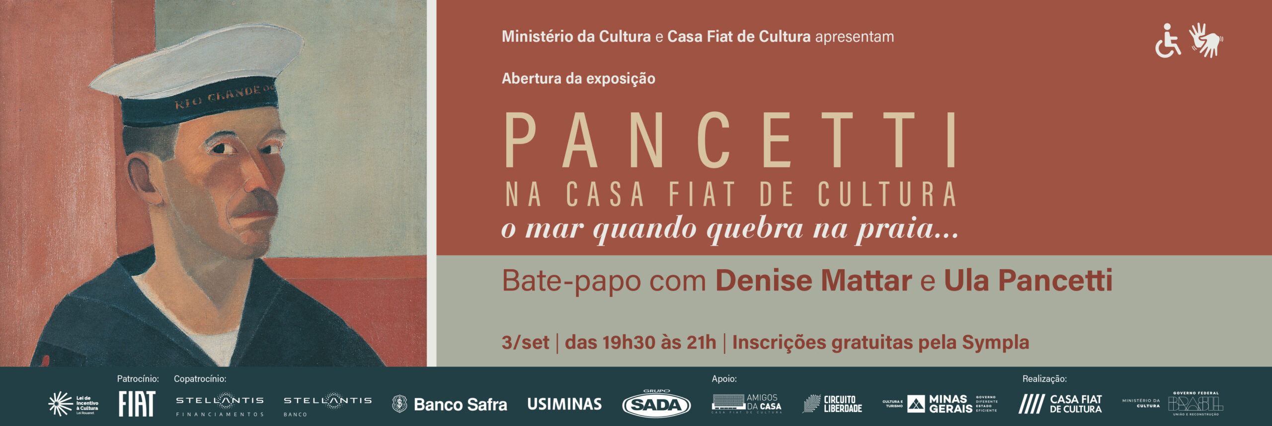 Abertura Pancetti | Bate-papo com Denise Mattar e Ula Pancetti  