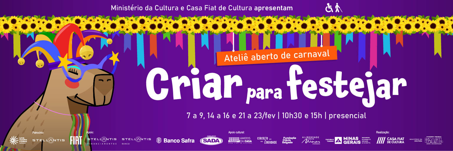 Ateliê Aberto de Carnaval | Criar para festejar