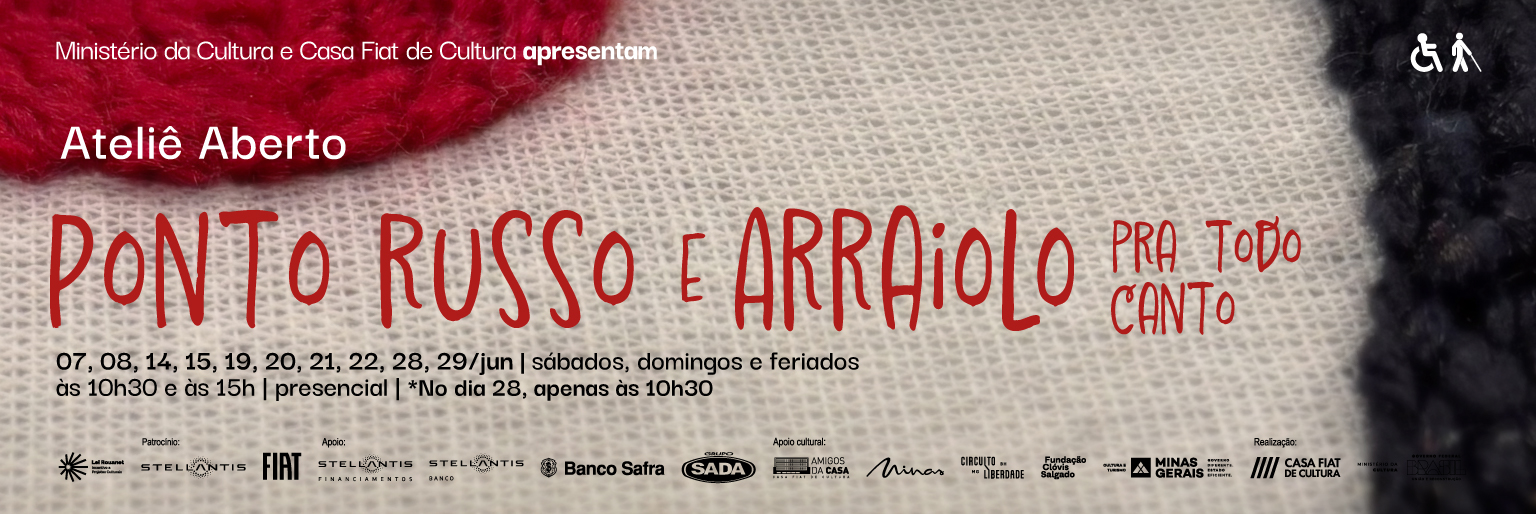 Ateliê Aberto | Ponto Russo e Arraiolo pra todo canto