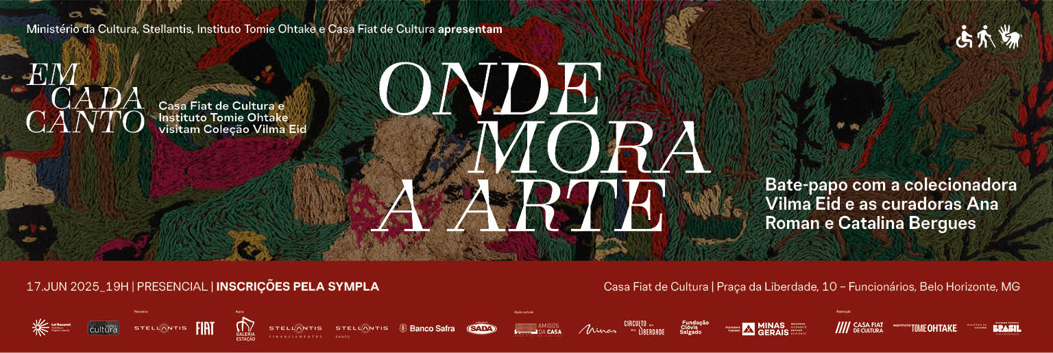 Onde mora a arte | Bate-papo com a colecionadora Vilma Eid e as curadoras Ana Roman e Catalina Bergues