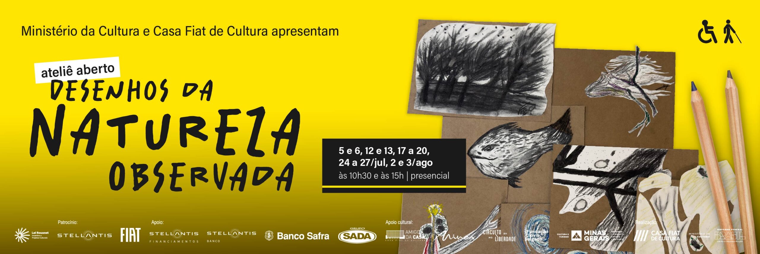 Ateliê Aberto | Desenhos da natureza observada