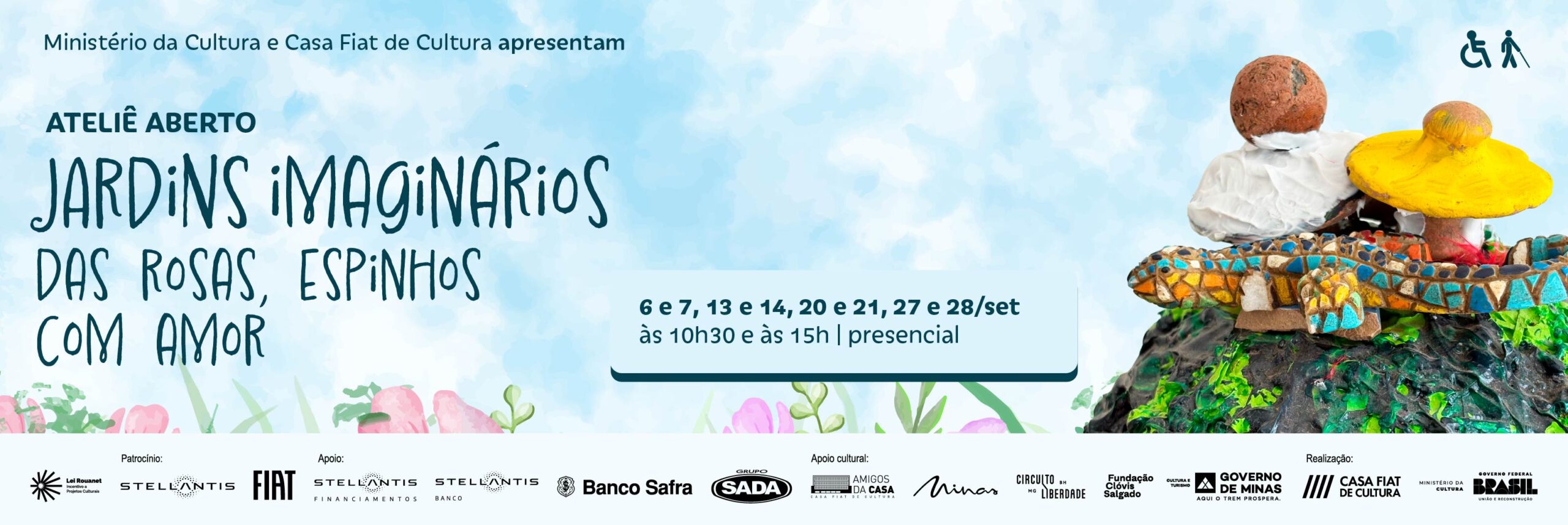 Ateliê Aberto | Jardins imaginários: paisagens construídas