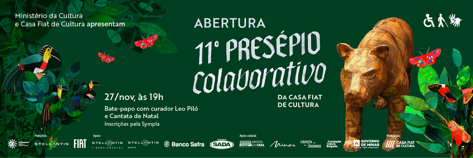 Abertura 11º Presépio Colaborativo | Bate-papo com curador e cantata de Natal