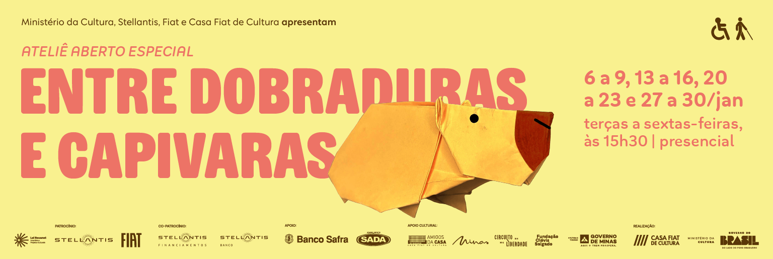 Ateliê Aberto Especial | Entre dobraduras e capivaras