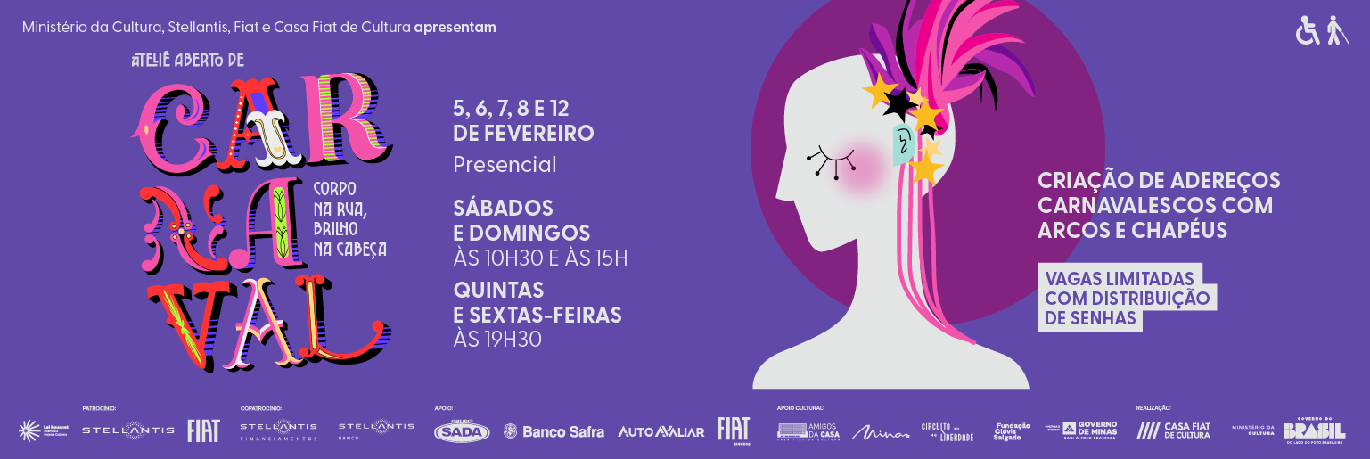 Ateliê Aberto de Carnaval | Corpo na rua, brilho na cabeça