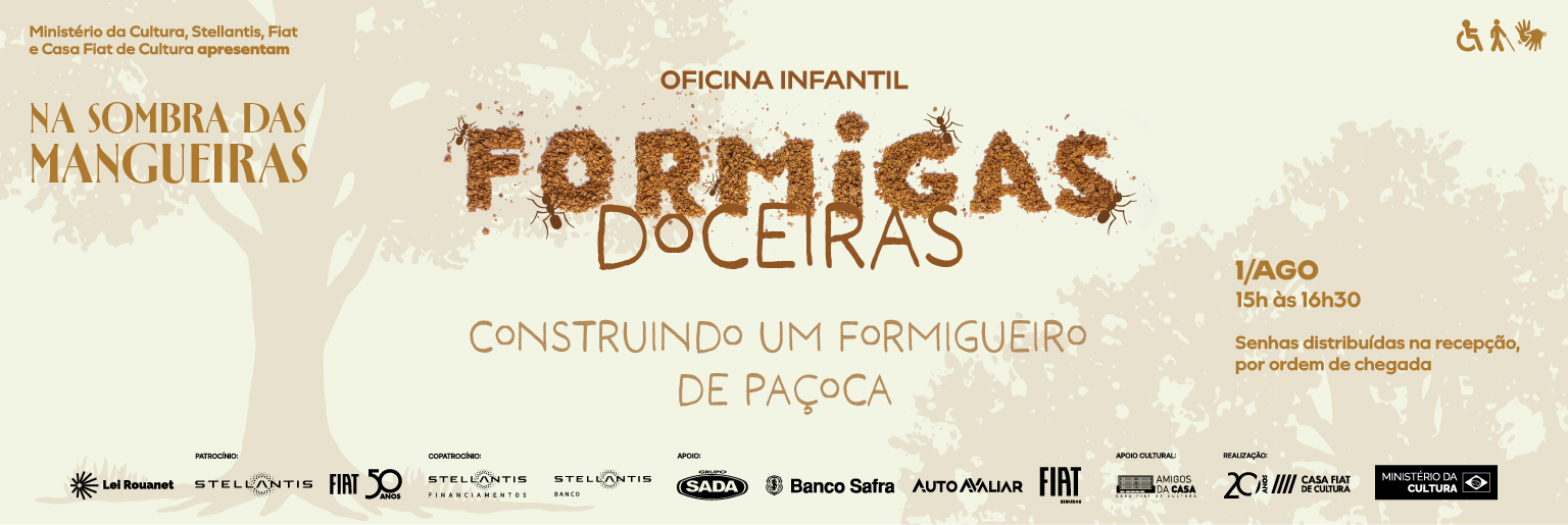 Oficina infantil | Formigas doceiras: construindo um formigueiro de paçoca
